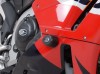 Aero padací chrániče, Honda CBR600RR ('13-), (nutná úprava kapotáže), bílé